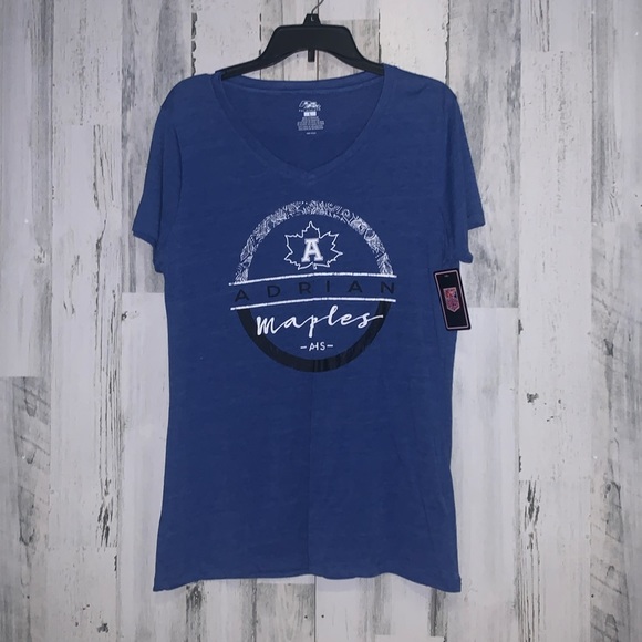 1218 NFHS Adrian Maples -AHS- V-Neck T-Shirt - Picture 1 of 6